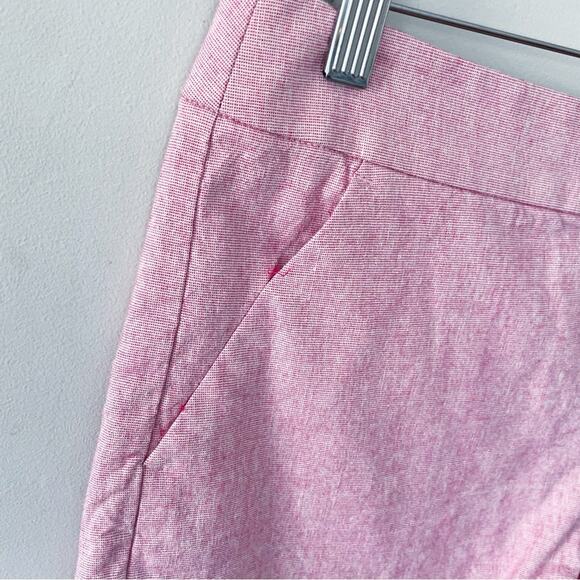 LOFT Pink Ruffle Hem Shorts Size 4 NWOT - Picture 6 of 11